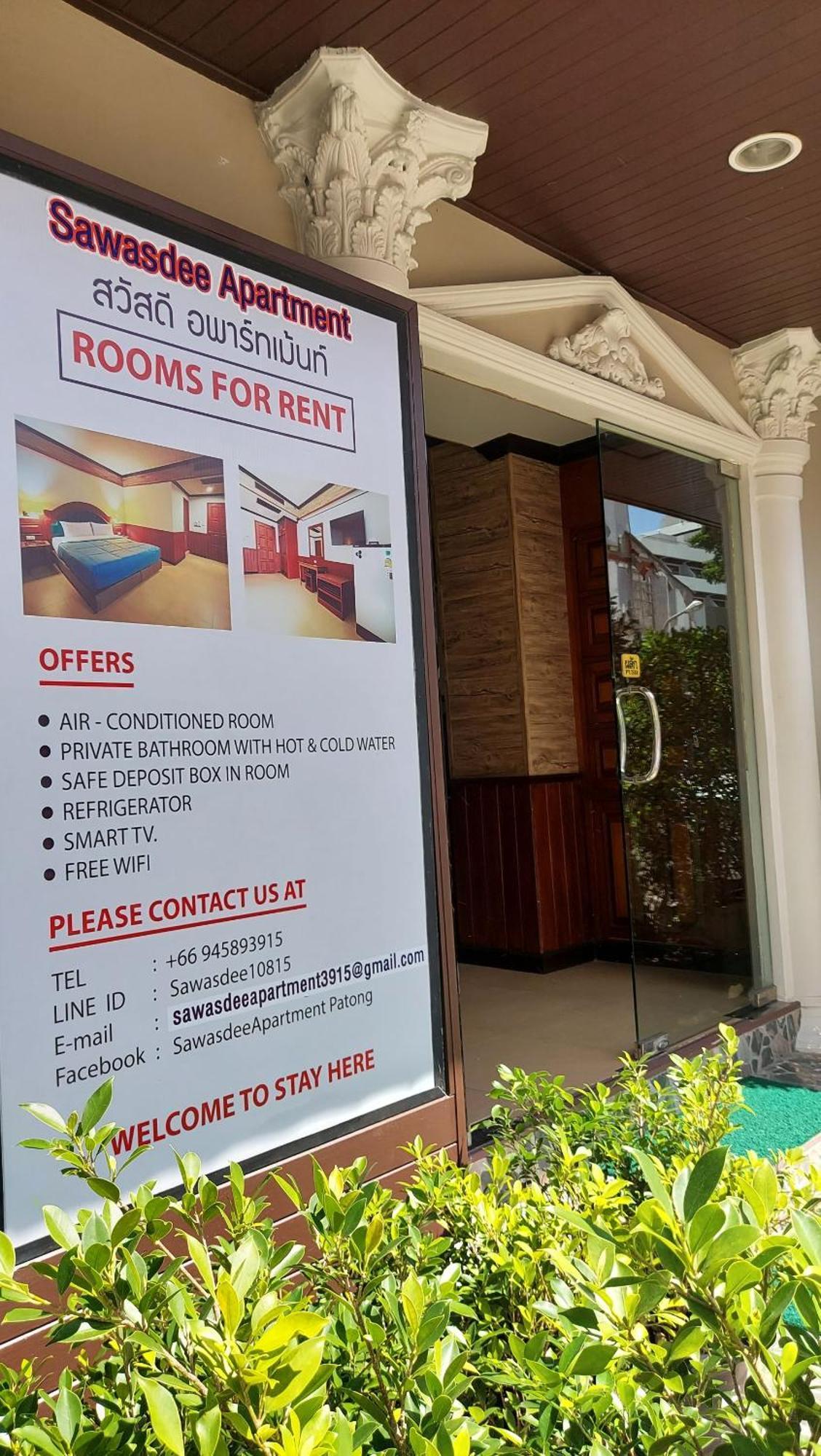 Sawasdee Apartment Patong Kültér fotó